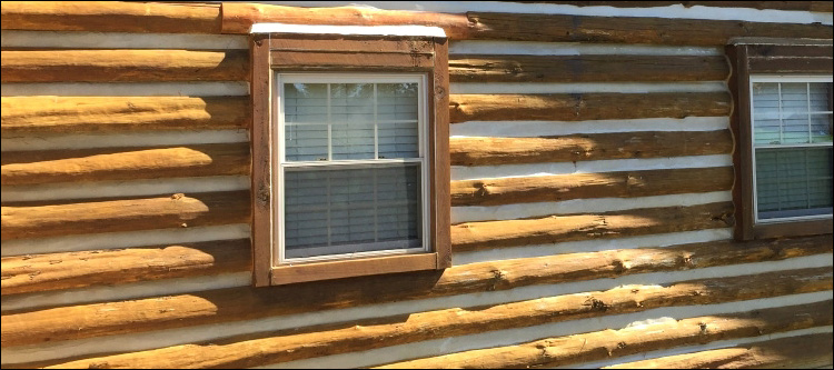 Log Home Whole Log Replacement  Montgomery County, Virginia