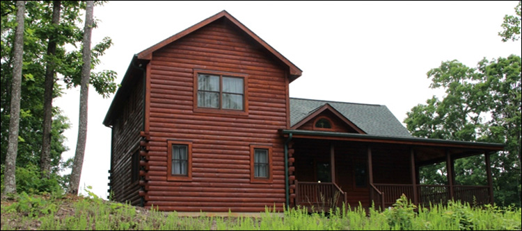 Professional Log Home Borate Application  Montgomery County, Virginia