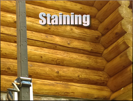 Montgomery County, Virginia Log Home Staining